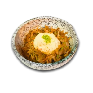 Ma poh beef omlete rice